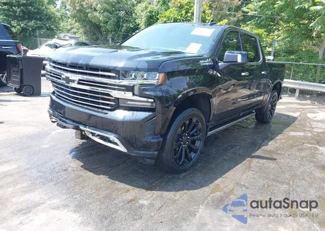 2019 Chevrolet Silverado 1500 High Country from USA, damaged, VIN 1GCUYHEL1KZ302309